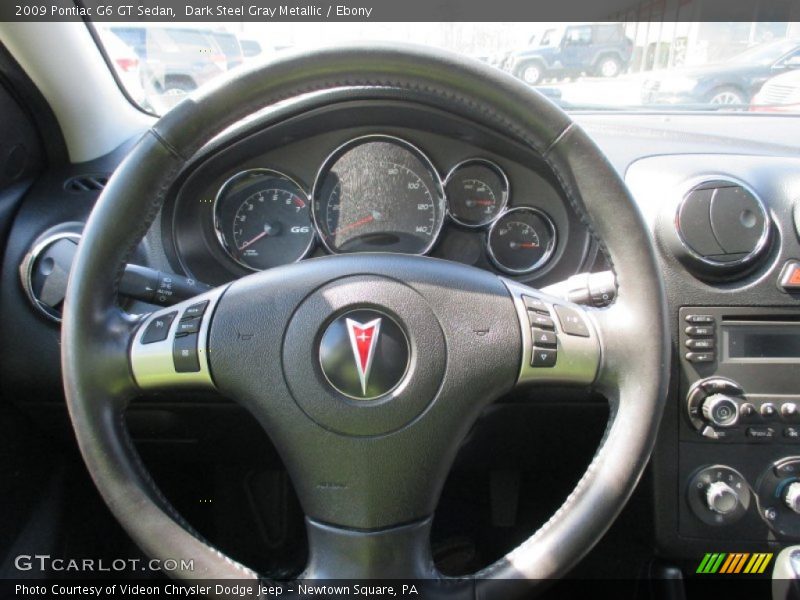 Dark Steel Gray Metallic / Ebony 2009 Pontiac G6 GT Sedan