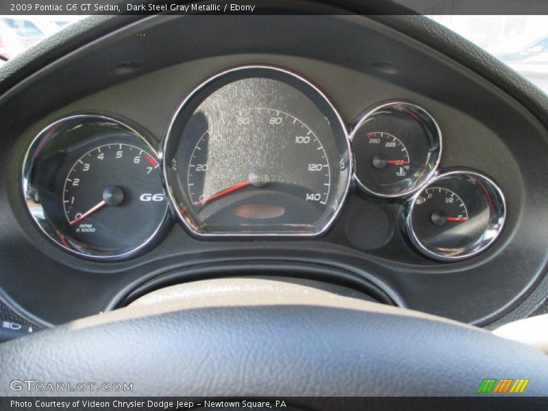 Dark Steel Gray Metallic / Ebony 2009 Pontiac G6 GT Sedan