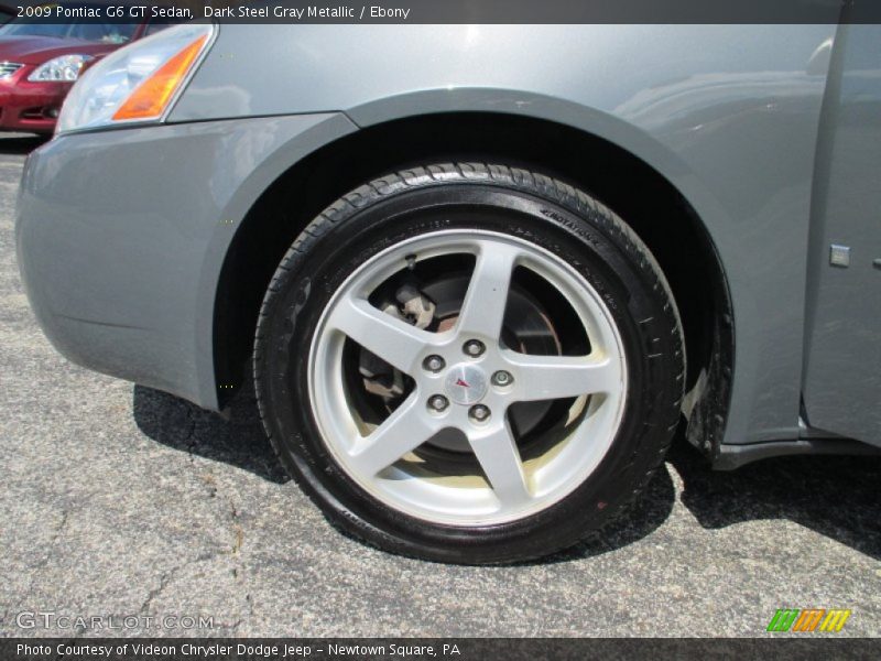 Dark Steel Gray Metallic / Ebony 2009 Pontiac G6 GT Sedan