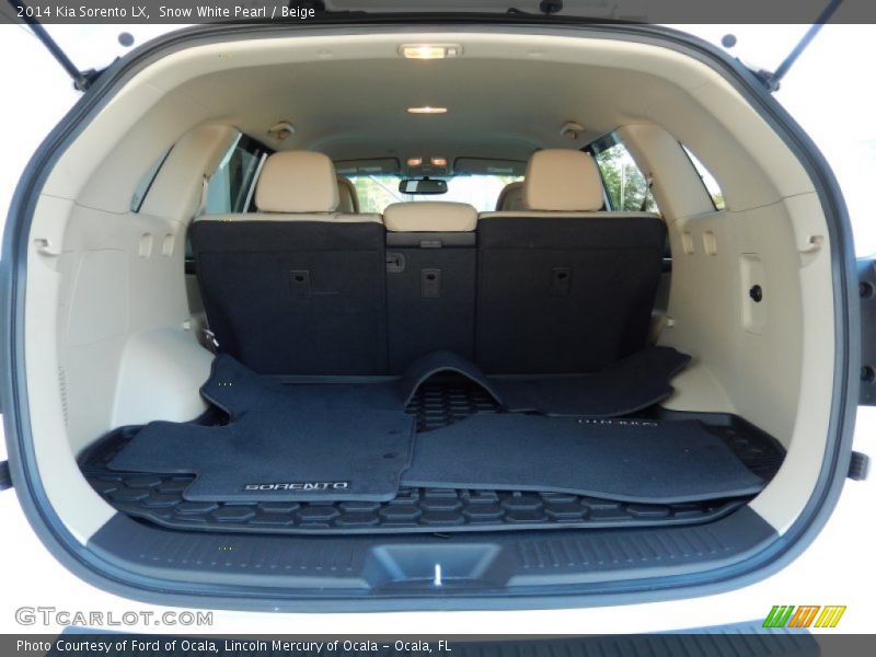 Snow White Pearl / Beige 2014 Kia Sorento LX