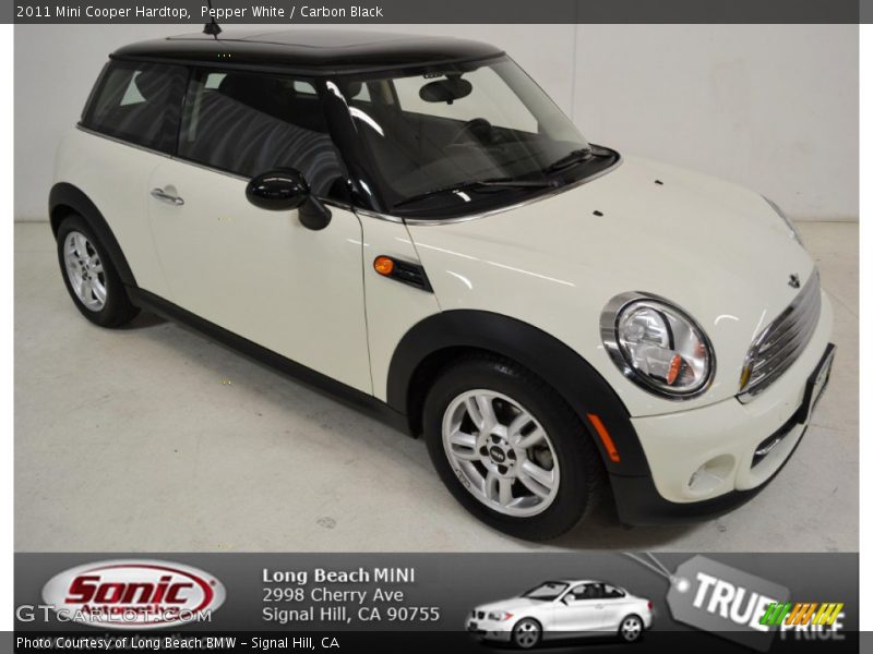 Pepper White / Carbon Black 2011 Mini Cooper Hardtop
