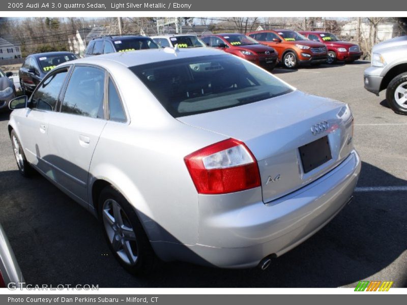 Light Silver Metallic / Ebony 2005 Audi A4 3.0 quattro Sedan