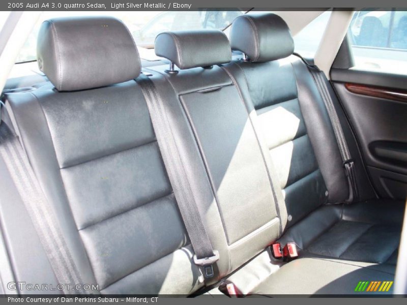 Light Silver Metallic / Ebony 2005 Audi A4 3.0 quattro Sedan