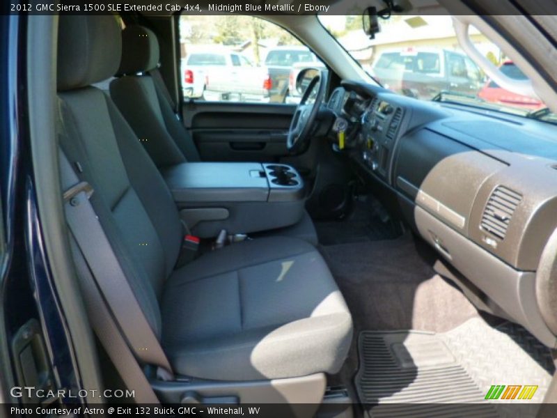 Midnight Blue Metallic / Ebony 2012 GMC Sierra 1500 SLE Extended Cab 4x4