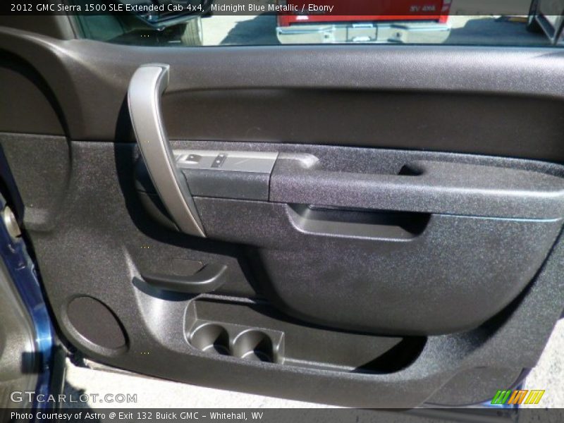 Midnight Blue Metallic / Ebony 2012 GMC Sierra 1500 SLE Extended Cab 4x4