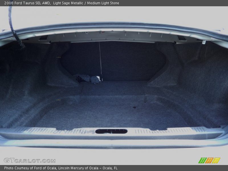 Light Sage Metallic / Medium Light Stone 2008 Ford Taurus SEL AWD