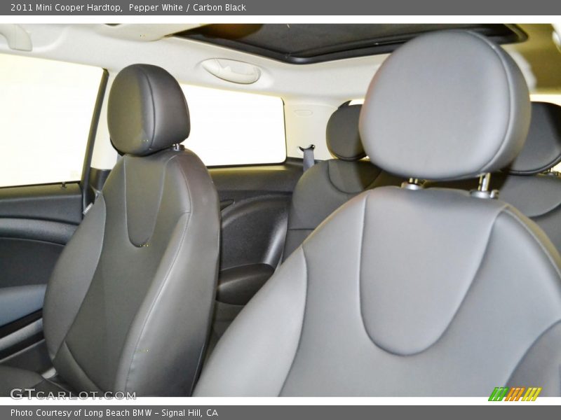 Pepper White / Carbon Black 2011 Mini Cooper Hardtop