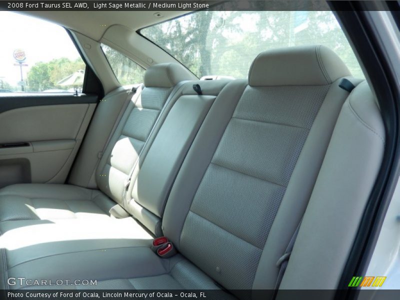 Light Sage Metallic / Medium Light Stone 2008 Ford Taurus SEL AWD