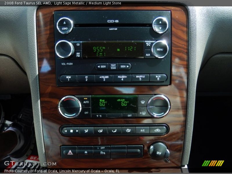 Light Sage Metallic / Medium Light Stone 2008 Ford Taurus SEL AWD