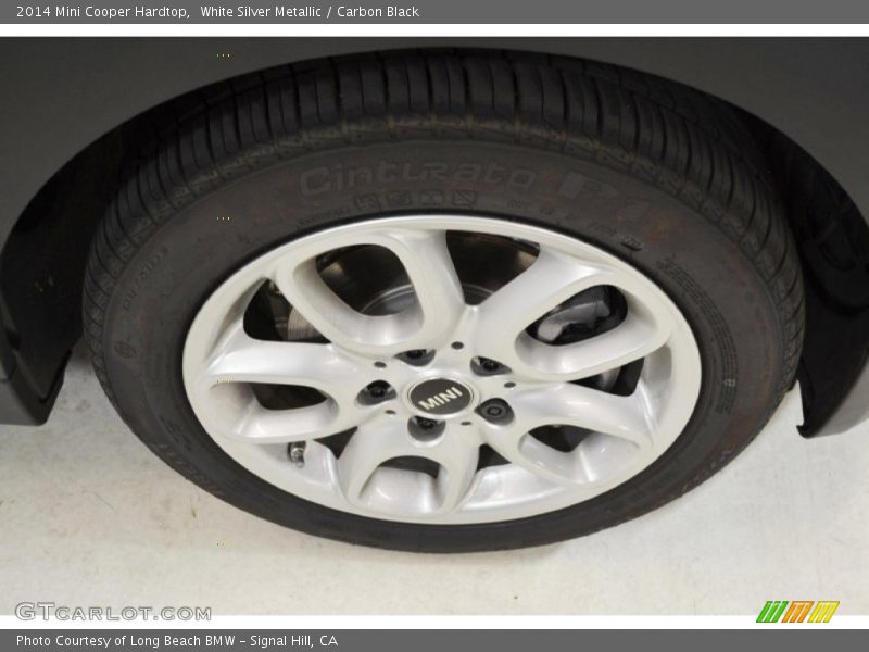 White Silver Metallic / Carbon Black 2014 Mini Cooper Hardtop