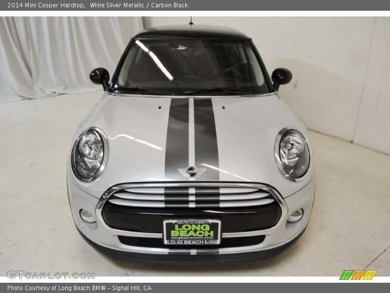 White Silver Metallic / Carbon Black 2014 Mini Cooper Hardtop