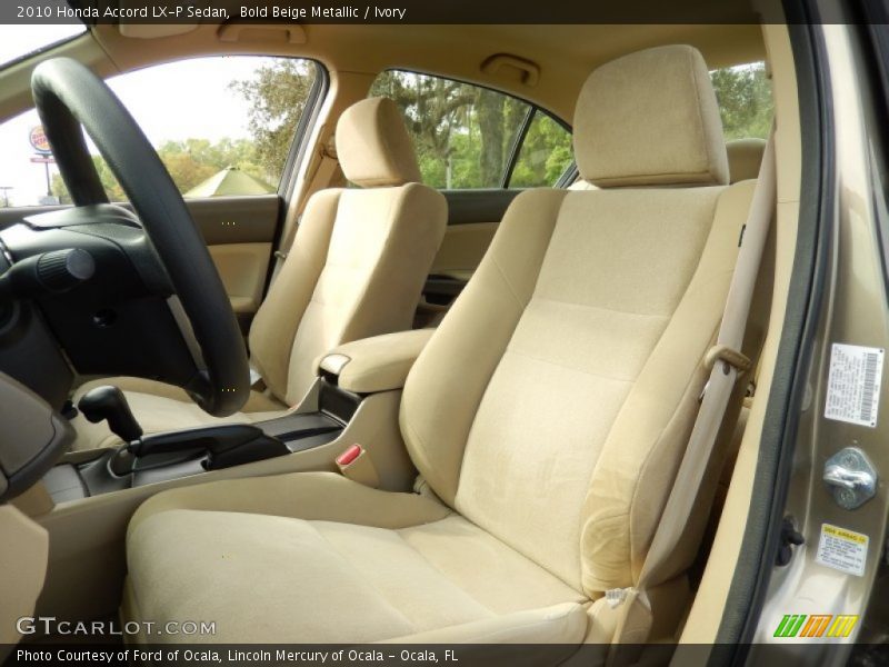 Bold Beige Metallic / Ivory 2010 Honda Accord LX-P Sedan