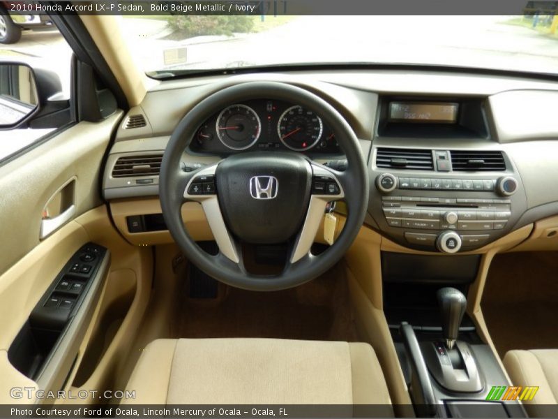 Bold Beige Metallic / Ivory 2010 Honda Accord LX-P Sedan