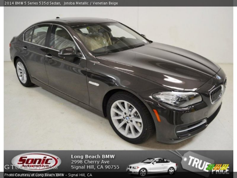 Jotoba Metallic / Venetian Beige 2014 BMW 5 Series 535d Sedan