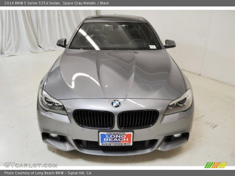 Space Gray Metallic / Black 2014 BMW 5 Series 535d Sedan