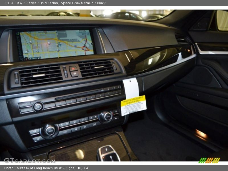 Space Gray Metallic / Black 2014 BMW 5 Series 535d Sedan