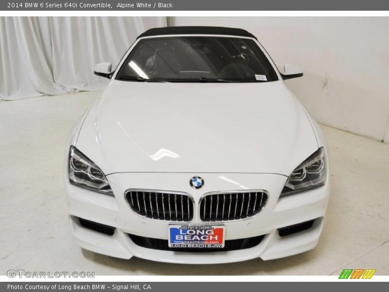 Alpine White / Black 2014 BMW 6 Series 640i Convertible