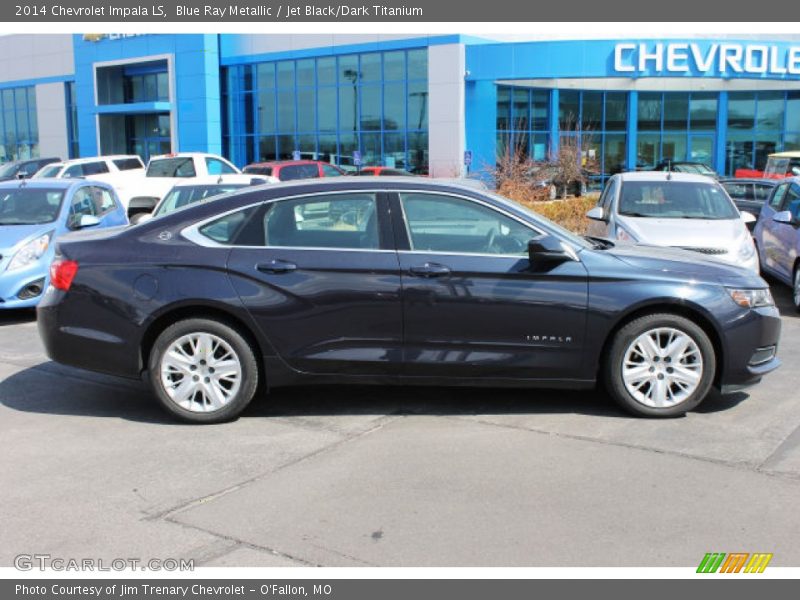 Blue Ray Metallic / Jet Black/Dark Titanium 2014 Chevrolet Impala LS
