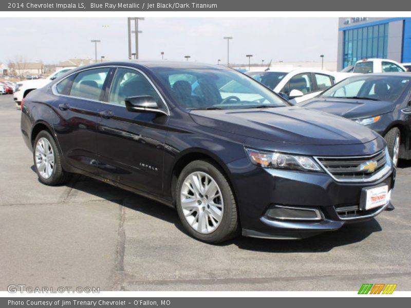 Blue Ray Metallic / Jet Black/Dark Titanium 2014 Chevrolet Impala LS