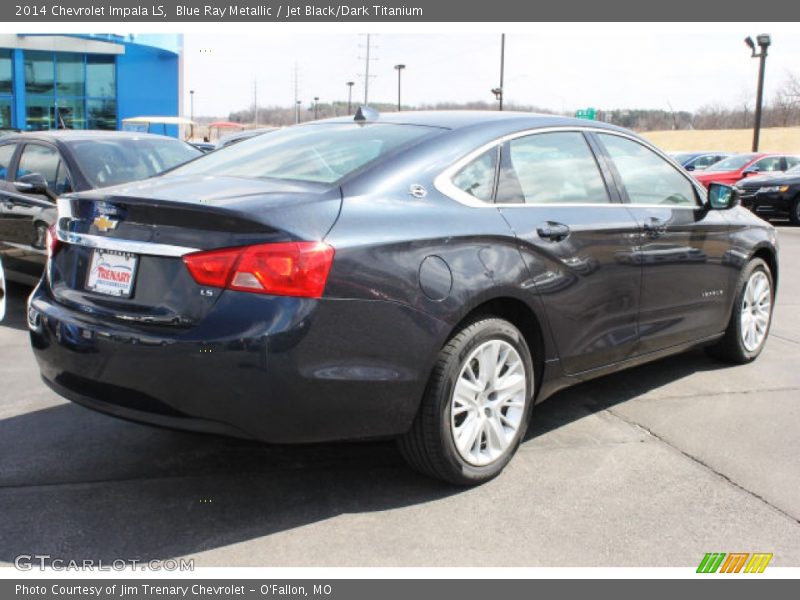 Blue Ray Metallic / Jet Black/Dark Titanium 2014 Chevrolet Impala LS