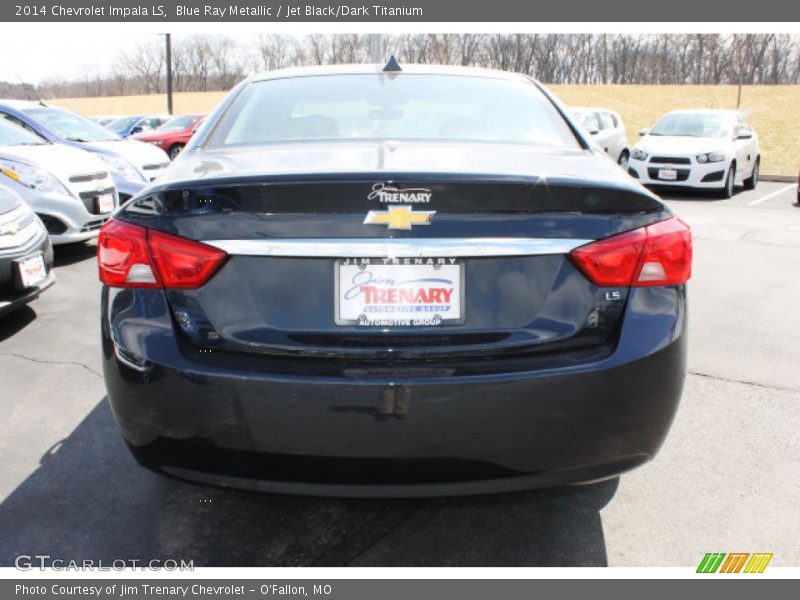 Blue Ray Metallic / Jet Black/Dark Titanium 2014 Chevrolet Impala LS
