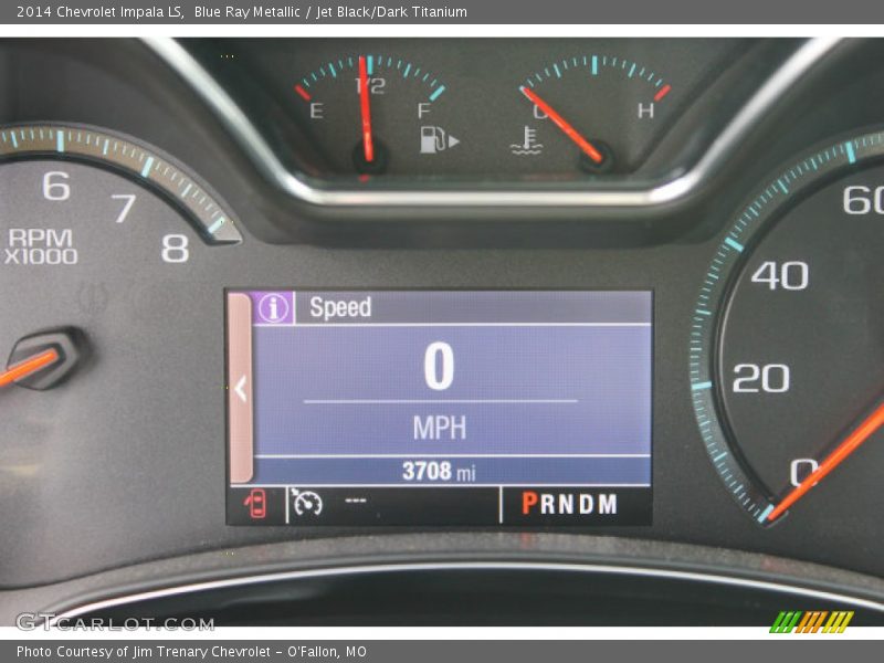 Blue Ray Metallic / Jet Black/Dark Titanium 2014 Chevrolet Impala LS