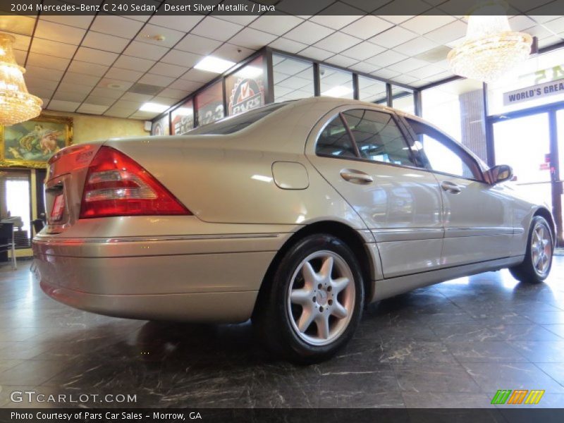 Desert Silver Metallic / Java 2004 Mercedes-Benz C 240 Sedan