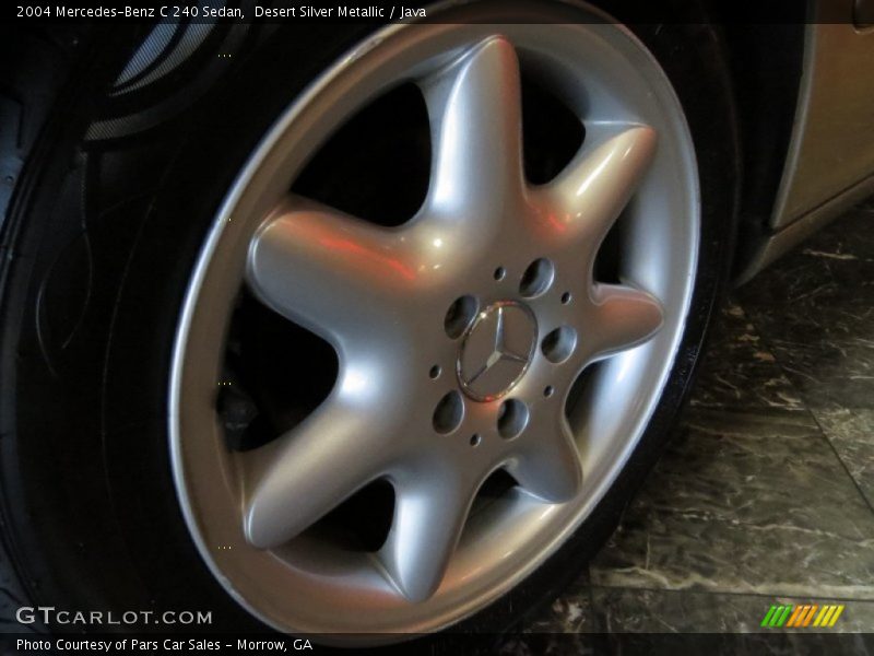 Desert Silver Metallic / Java 2004 Mercedes-Benz C 240 Sedan