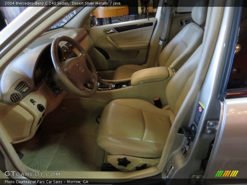 Desert Silver Metallic / Java 2004 Mercedes-Benz C 240 Sedan