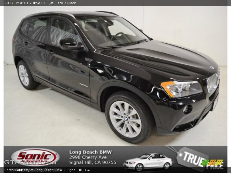 Jet Black / Black 2014 BMW X3 xDrive28i