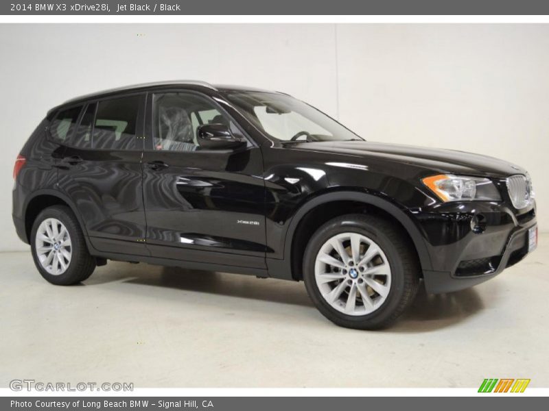 Jet Black / Black 2014 BMW X3 xDrive28i