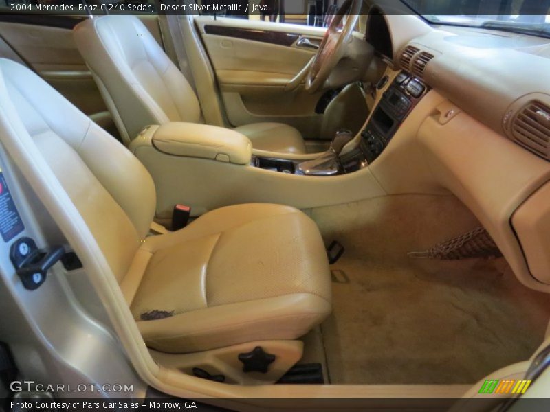 Desert Silver Metallic / Java 2004 Mercedes-Benz C 240 Sedan