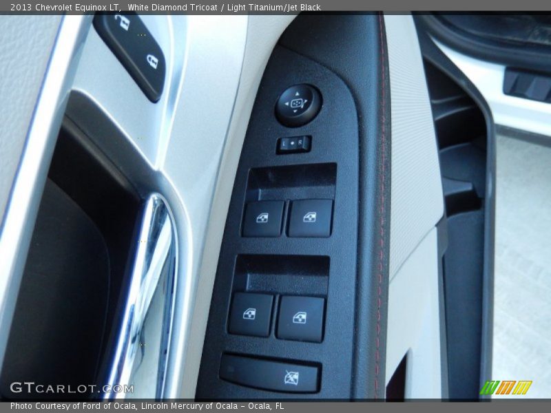 White Diamond Tricoat / Light Titanium/Jet Black 2013 Chevrolet Equinox LT