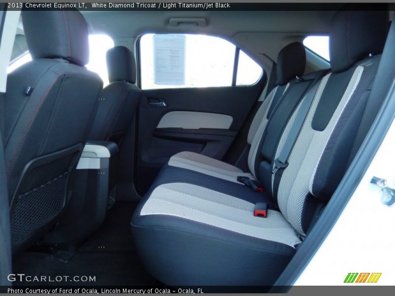 White Diamond Tricoat / Light Titanium/Jet Black 2013 Chevrolet Equinox LT