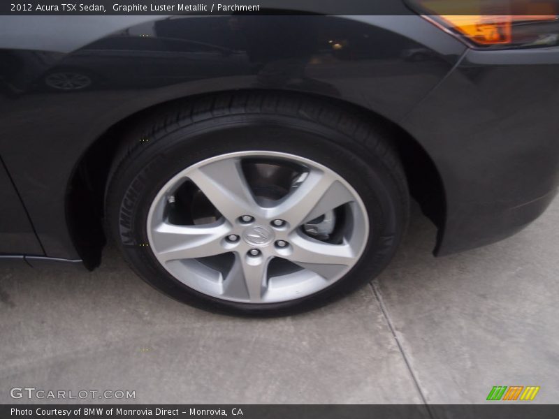 Graphite Luster Metallic / Parchment 2012 Acura TSX Sedan
