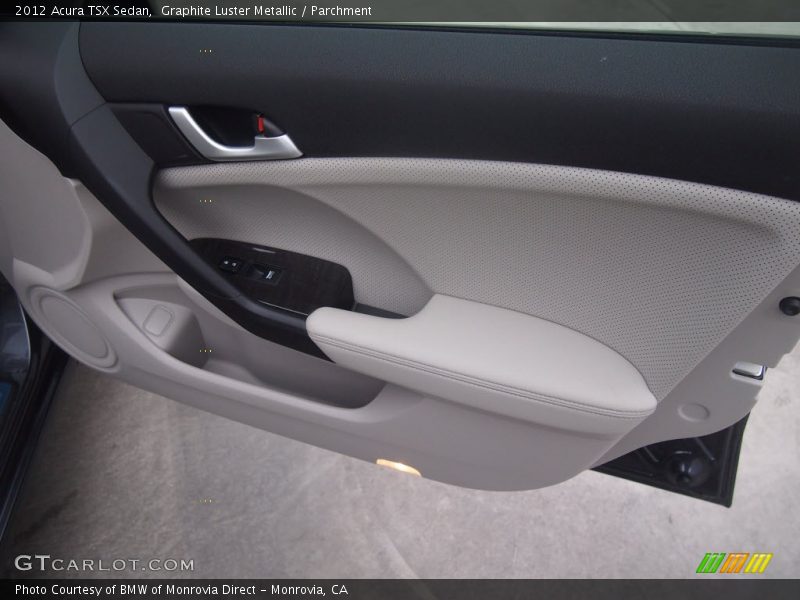 Graphite Luster Metallic / Parchment 2012 Acura TSX Sedan