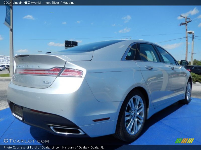 Ingot Silver / Hazelnut 2014 Lincoln MKZ Hybrid