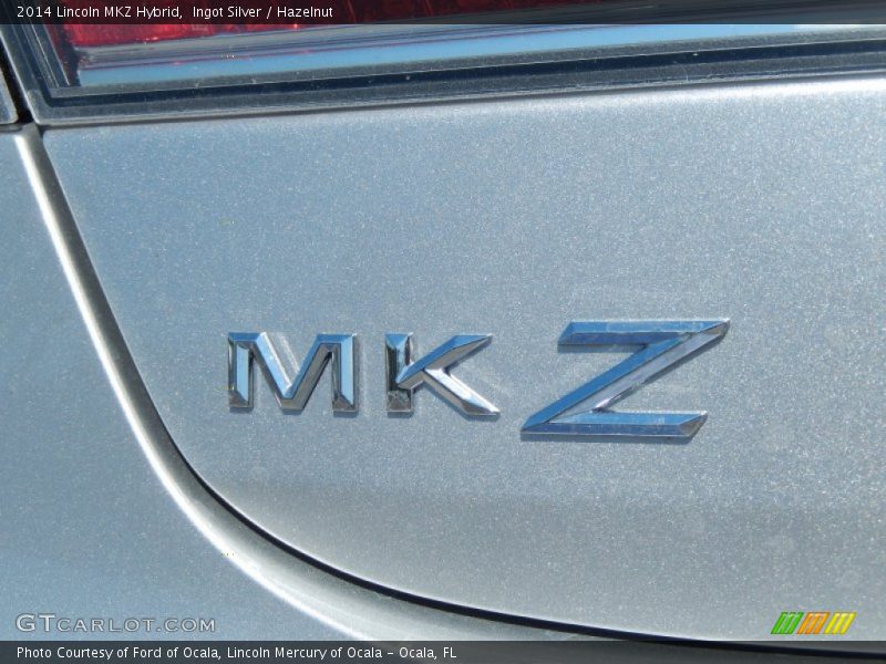 Ingot Silver / Hazelnut 2014 Lincoln MKZ Hybrid