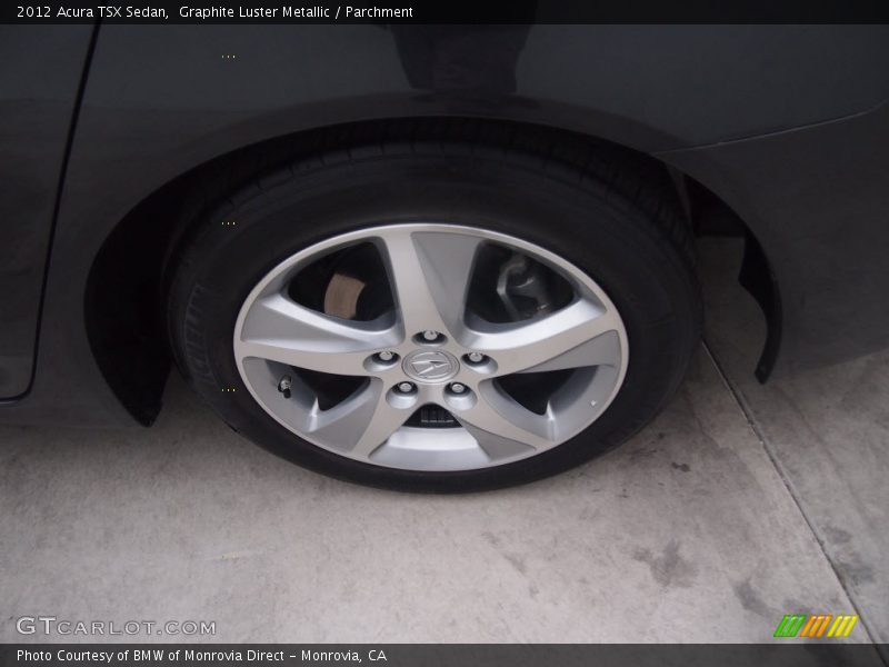 Graphite Luster Metallic / Parchment 2012 Acura TSX Sedan