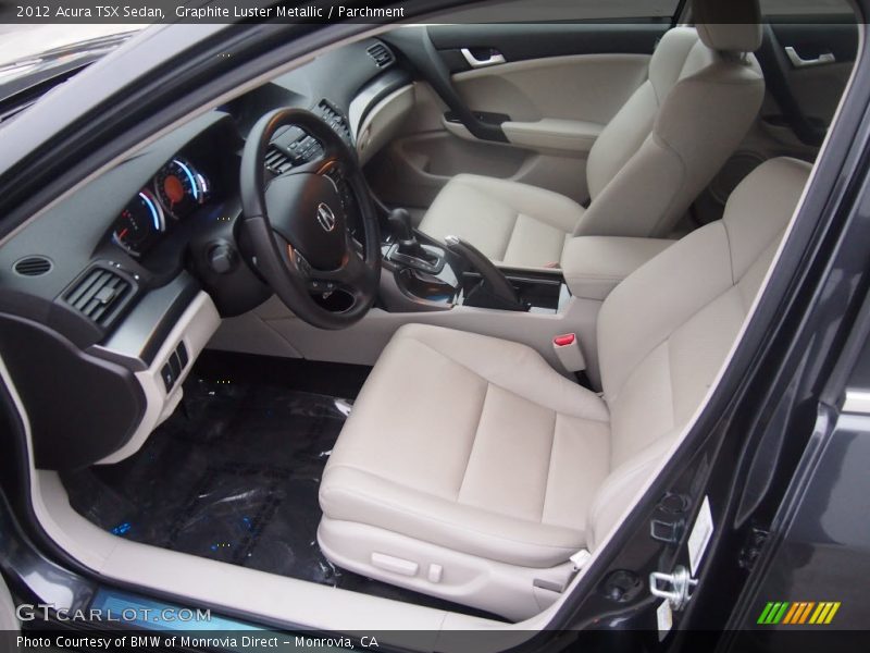 Graphite Luster Metallic / Parchment 2012 Acura TSX Sedan