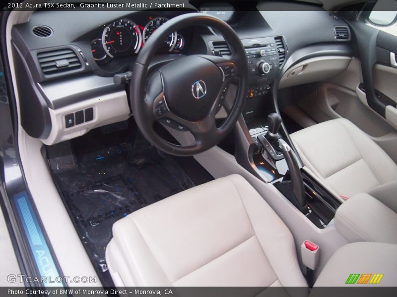 Graphite Luster Metallic / Parchment 2012 Acura TSX Sedan