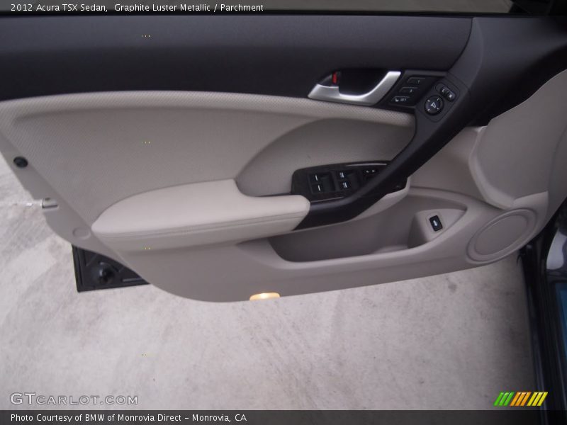Graphite Luster Metallic / Parchment 2012 Acura TSX Sedan