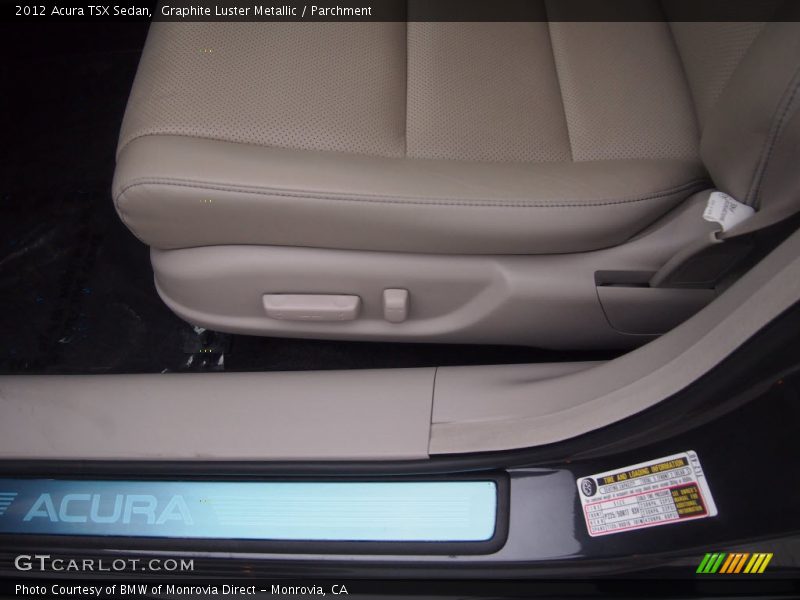 Graphite Luster Metallic / Parchment 2012 Acura TSX Sedan