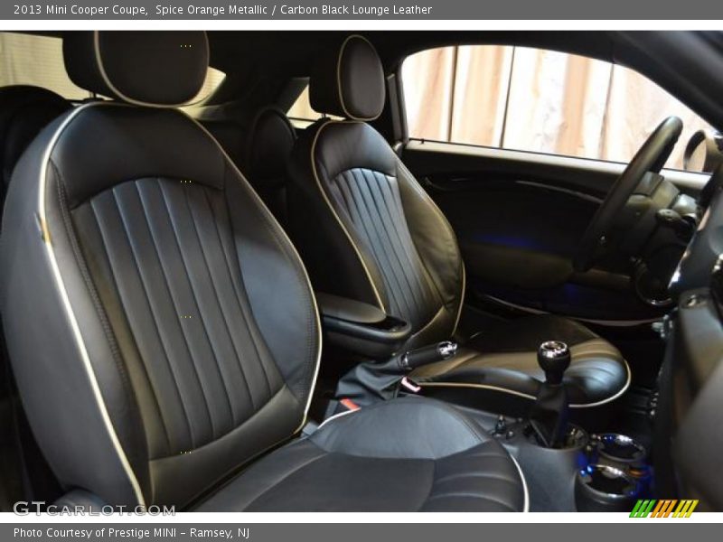 Spice Orange Metallic / Carbon Black Lounge Leather 2013 Mini Cooper Coupe