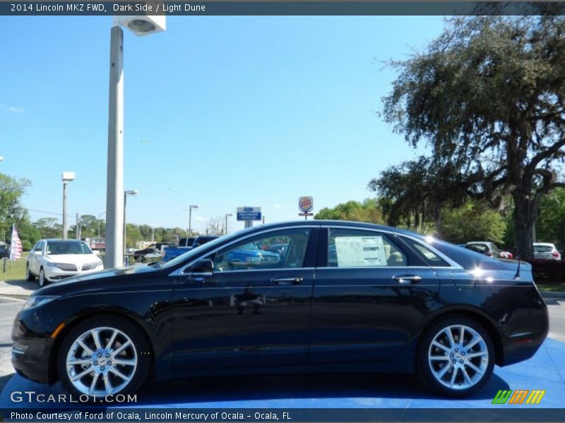 Dark Side / Light Dune 2014 Lincoln MKZ FWD
