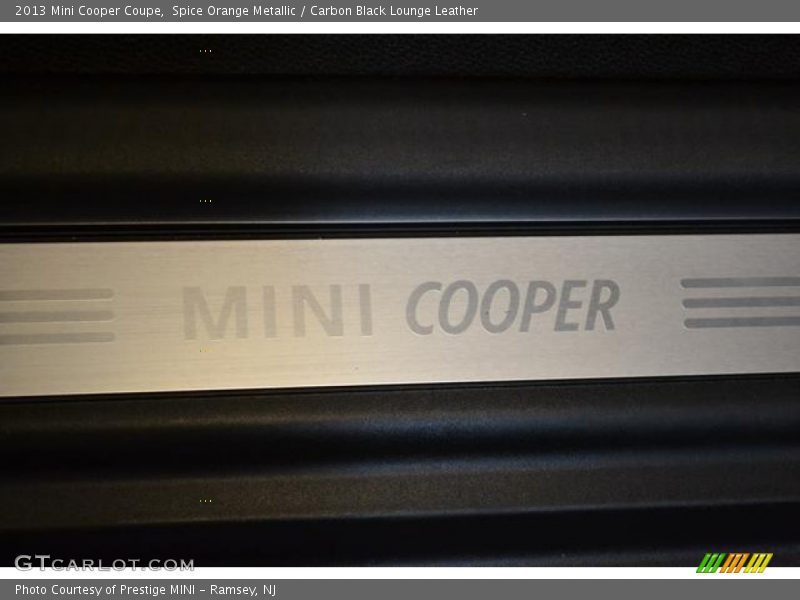 Spice Orange Metallic / Carbon Black Lounge Leather 2013 Mini Cooper Coupe