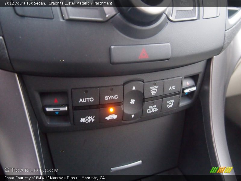 Graphite Luster Metallic / Parchment 2012 Acura TSX Sedan