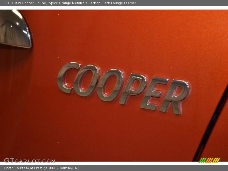 Spice Orange Metallic / Carbon Black Lounge Leather 2013 Mini Cooper Coupe