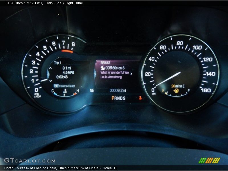 Dark Side / Light Dune 2014 Lincoln MKZ FWD