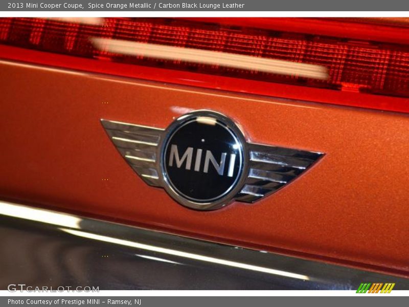 Spice Orange Metallic / Carbon Black Lounge Leather 2013 Mini Cooper Coupe